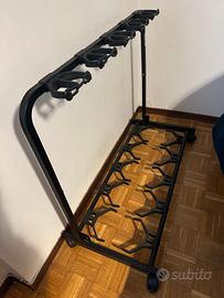 Multistand Supporto per 5 Chitarre