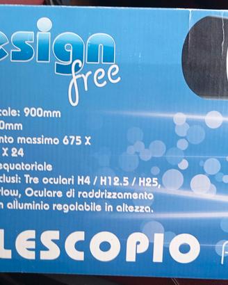 Telescopio Rifrattore 675x