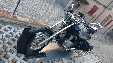 Moto custom Kawasaki EN 500 (1996)

