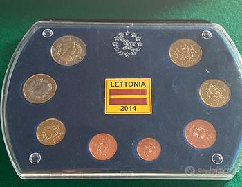 monete euro Lituania 2014, fior di conio