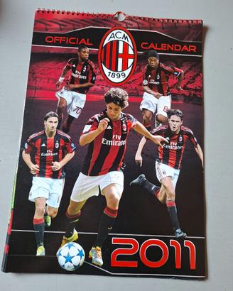 Milan calendario 2011+ gagliardetto stella+1gaget