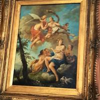 Dipinto quadro “Rinaldo e Armida” scena mitologica