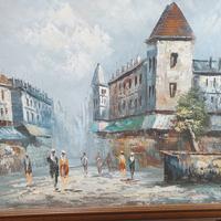 Quadro Olio su Tela dipinto a Mano 