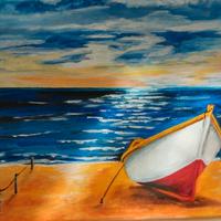 Dipinto riflessi sul mare