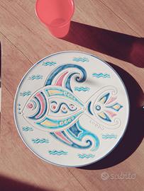 Piatto in ceramica