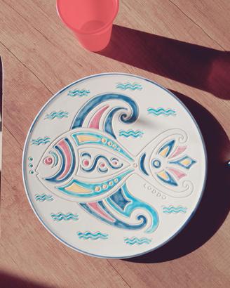 Piatto in ceramica