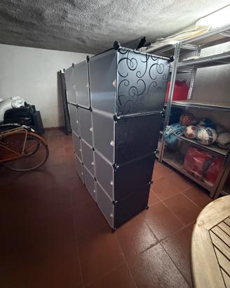 Mobiletto 12 cubi in pvc