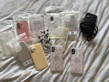 Lotto 12 cover per iphone 16 NUOVE