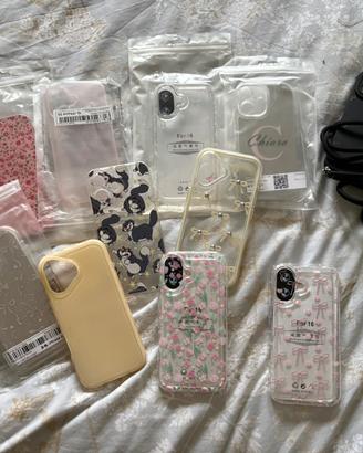 Lotto 12 cover per iphone 16 NUOVE