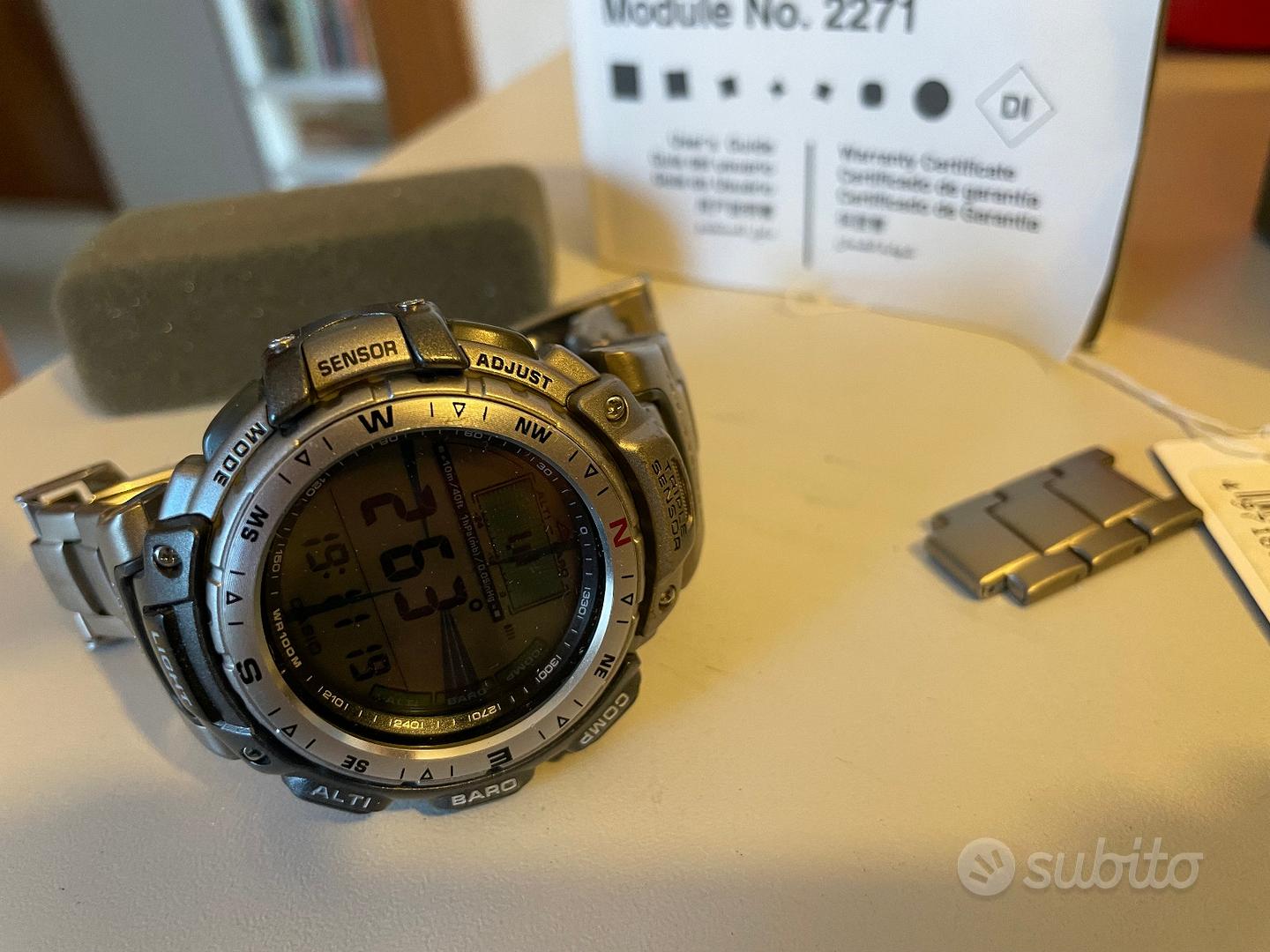 Casio protrek clearance prg 40 titanium