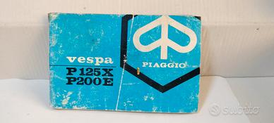 Piaggio P200 E   P125X manuale istruzioni 