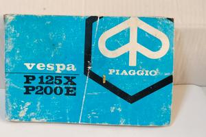 Piaggio P200 E   P125X manuale istruzioni 