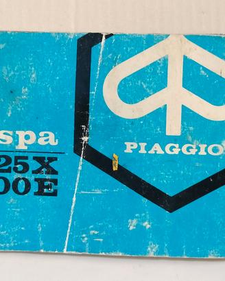 Piaggio P200 E   P125X manuale istruzioni 