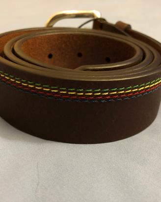 Cintura PAUL SMITH in Pelle Marrone NUOVA - T 32