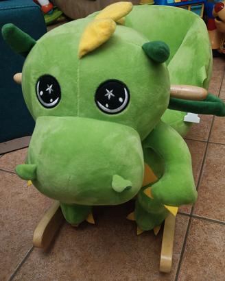 dondolo cavalcabile drago