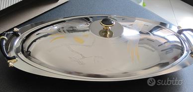 Vassoio con coperchio in acciaio