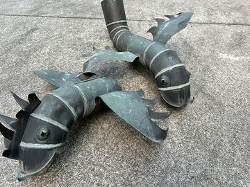 Scarichi pliviali in rame