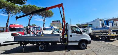 IVECO DAILY 35C14 CASSONE MT3.87+GRU+CESTELLO
