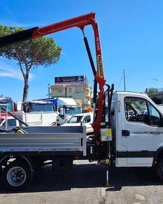 IVECO DAILY 35C14 CASSONE MT3.87+GRU+CESTELLO
