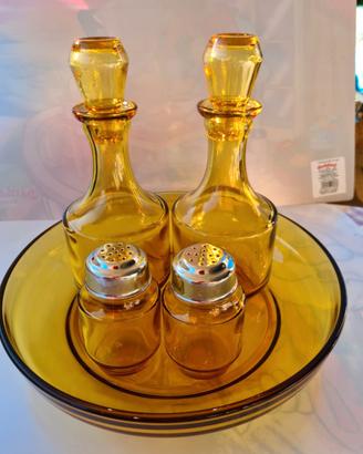 Set vintage oliera Bormioli