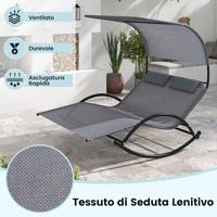 sdraio a dondolo 2 posti