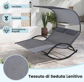 sdraio a dondolo 2 posti