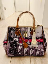 Borsa YNOT Londra nuova, etichetta, mai usata