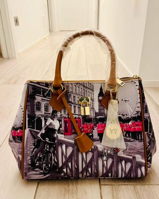 Borsa YNOT Londra nuova, etichetta, mai usata