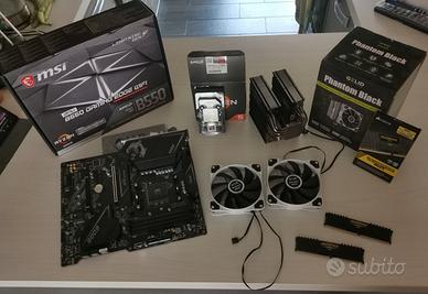 Ryzen 5600x + msi b550 wifi + RAM + dissipatore