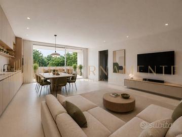 Appartamento di 133 m² con 4 locali e box auto a V