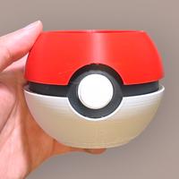 Vasi Pokéball  Stampati in 3D Design Classico 75mm