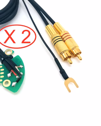 Coppia cavi rca giradischi Technics SL 1200 MK3