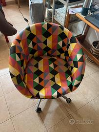 Sedia colorata ikea