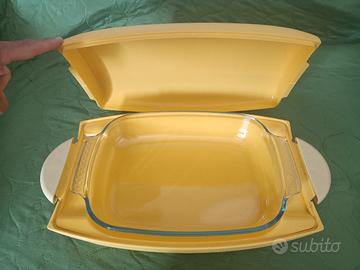 Set GUZZINI pirofila PIREX + porta pirofila