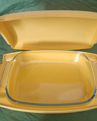 Set GUZZINI pirofila PIREX + porta pirofila