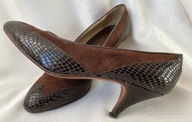 scarpe decolletè n 36 vera pelle