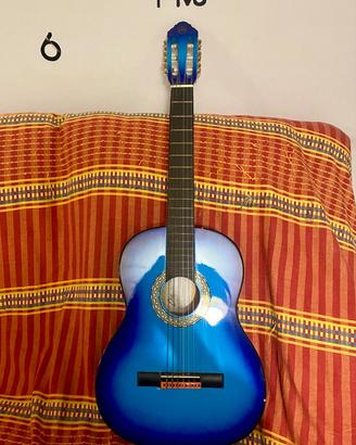 Chitarra Classica Eko CS-10 Blue Burst - COME NUOV