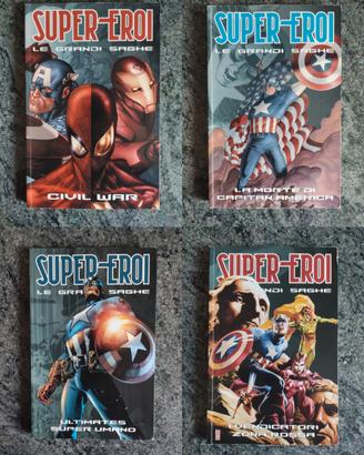 lotto 5 volumi Grandi saghe marvel