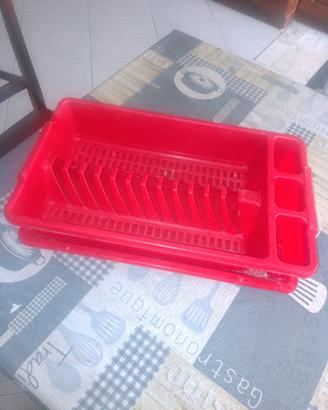 Scolapiatti in plastica