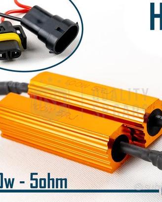 Resistenze CANBUS 100W 5Ohm PER Led H9 SPEGNI SPIA
