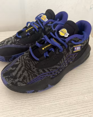 Scarpe Basket NBA Lakers Decathlon -  Nero / Viola