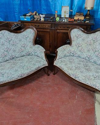 coppia di divani stile luigi filippo epoca 900