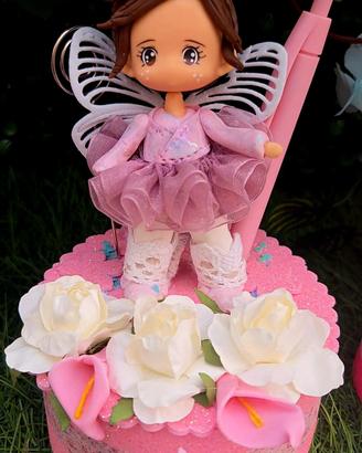 cake topper ballerine in porcellana fredda 
