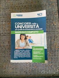 Concorsi UNIVERSITA’ - manuale COMPLETO