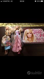 BARBIE MATTEL DA COLLEZIONE PIÙ BORSETTA IN LATTA