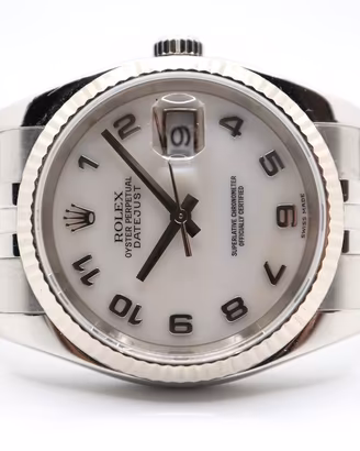 Rolex Datejust 116234 Madreperla 12/2005 garanzia