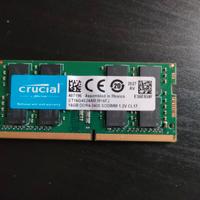 RAM 16GB Crucial DDR4 2400MHz SODIMM Laptop