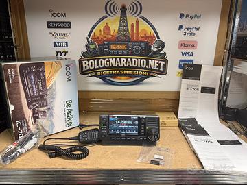 Icom ic 705 + MBF 705 + USB TIPO C Garanzia 12mesi