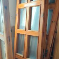 Porta balcone a tre ante