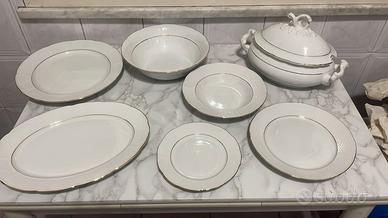 Thun. Servizio Piatti - Porcel. Boemia - Bordo Oro